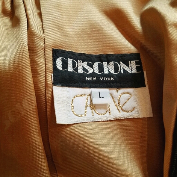 Cache by Crisione Black Front Slit Lined Vintage Skirt - Picture 5 of 9